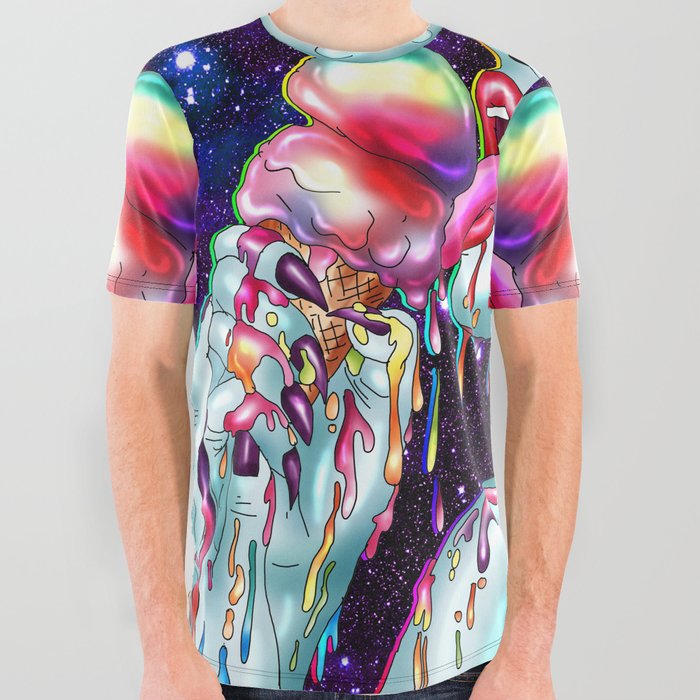 Sweet Galactic Temptation All Over Graphic Tee
