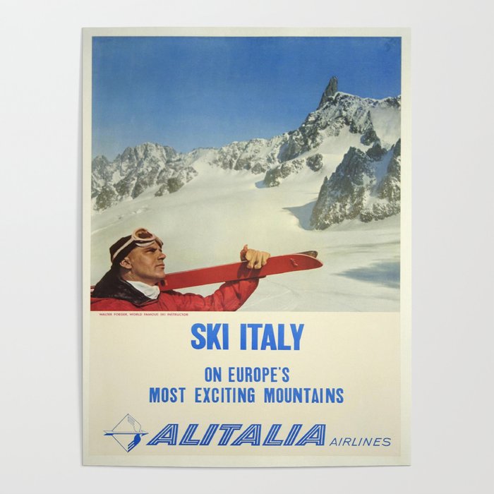 Vintage poster - Ski Italy Poster