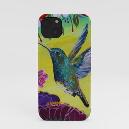 Hummingbird Follow Me  iPhone Case