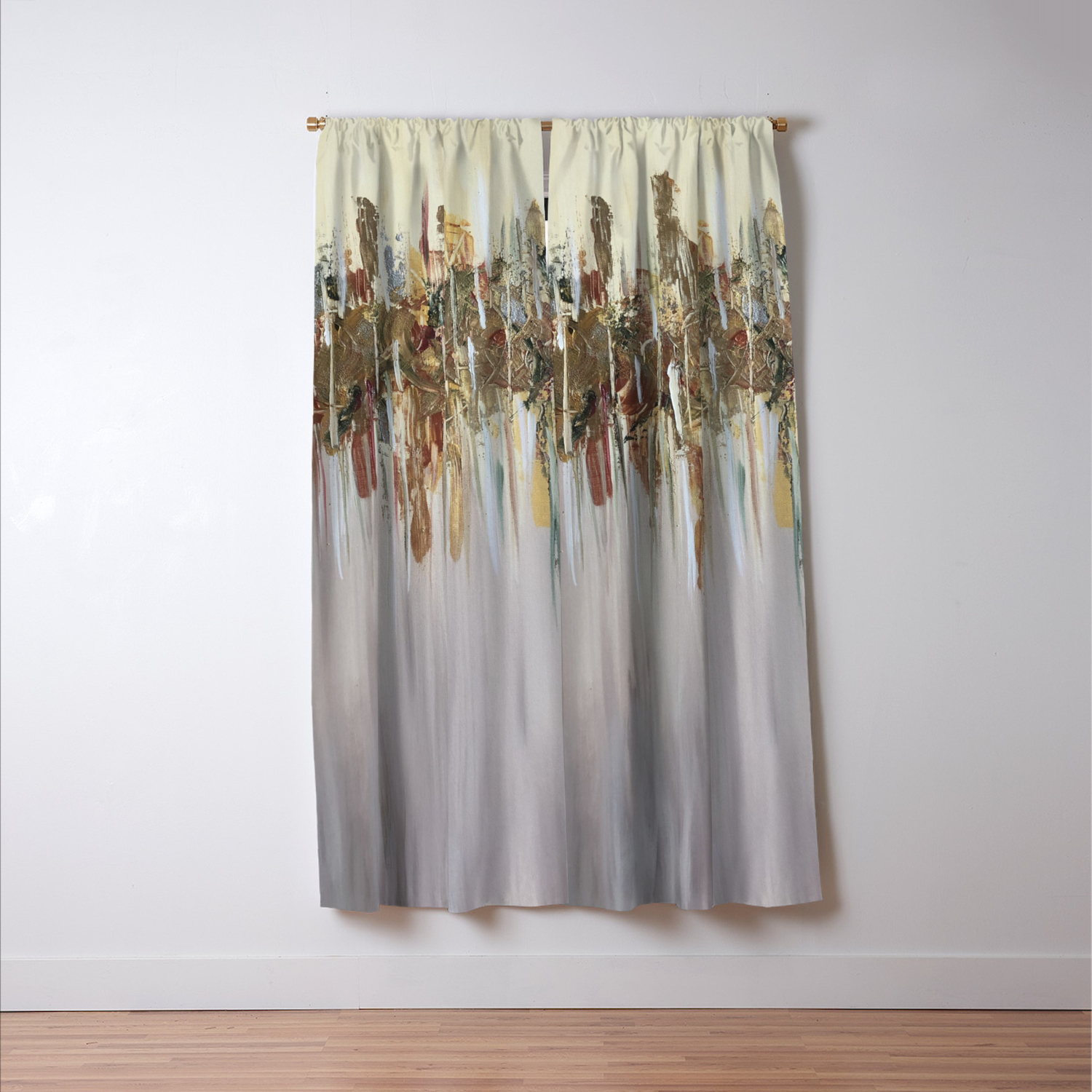 Neutral Serenity Blackout Curtain By Painturartout Society6