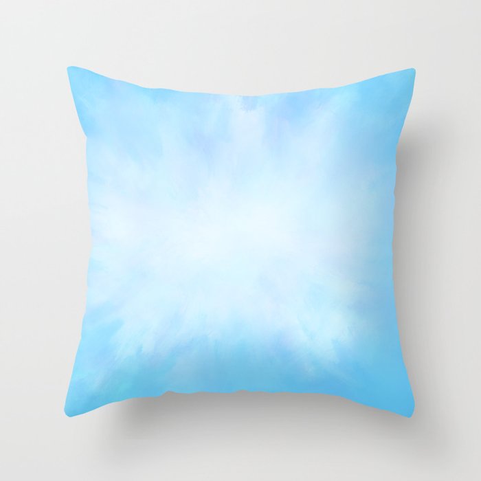 Bright Blue Skies Throw Pillow by Katherine Friesen Society6