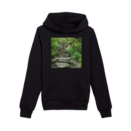 Trail with Steps Kids Pullover Hoodie