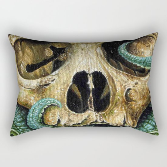 Tentacle skull Rectangular Pillow