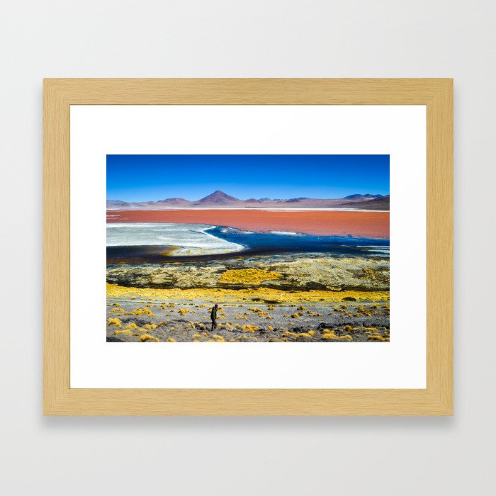 Laguna Colorada Framed Art Print