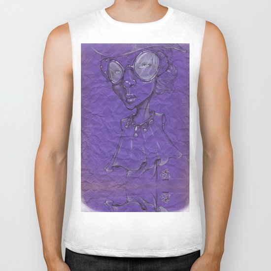 Purple Biker Tank