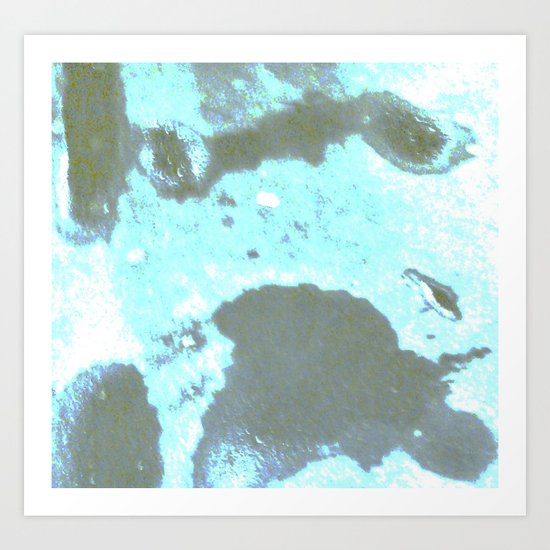 puddle the dog Art Print