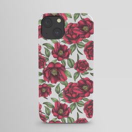 Blooming Camellias iPhone Case