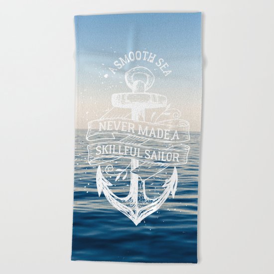Sea Quote Beach Towel