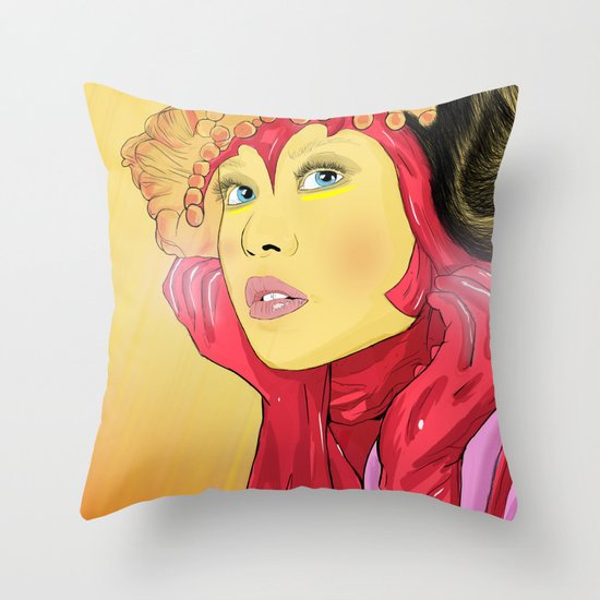 Superheroes SF Throw Pillow