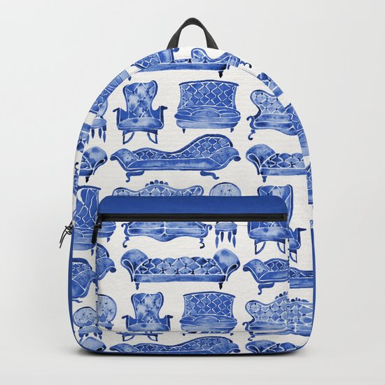 Victorian Lounge – Navy Palette Backpack