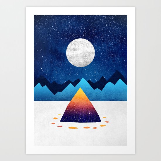 The magic of winter Art Print