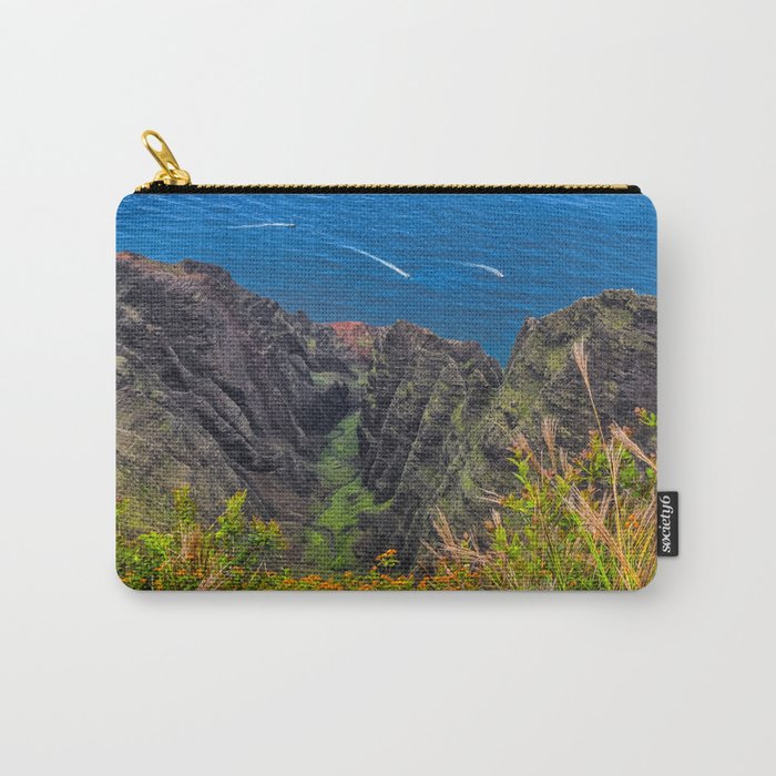 Na Pali Coast Awaawapuhi Valley Carry-All Pouch