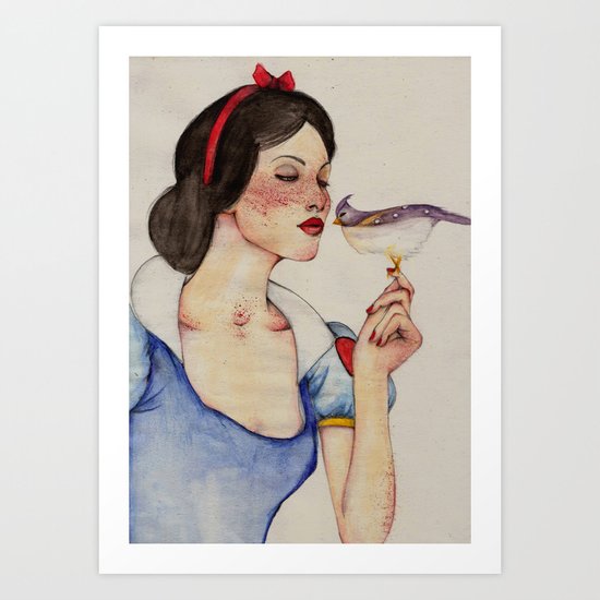 Snow White Art Print