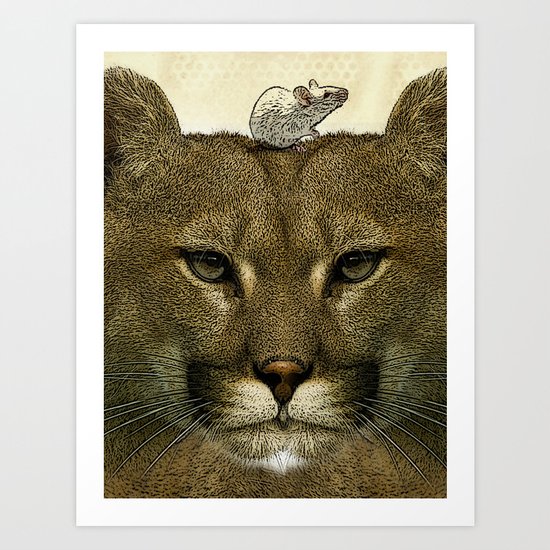 tom and jerry Art Print