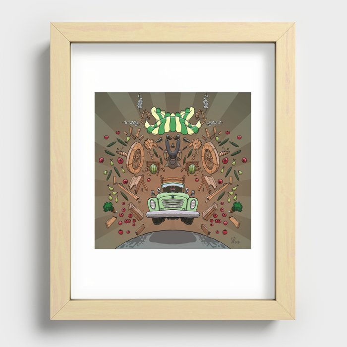 The Drive-Thru Recessed Framed Print