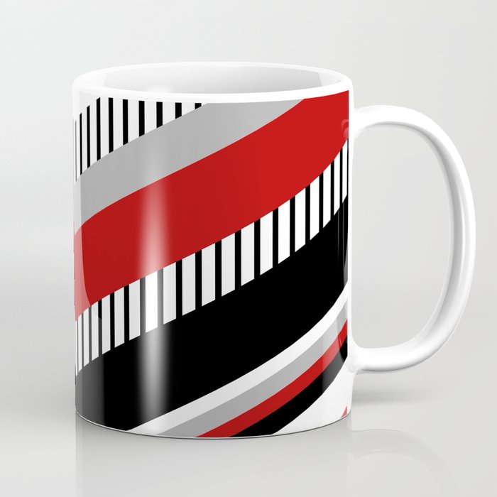 Four colors chevron design Coffee Mug