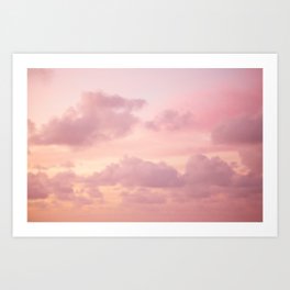 Pink Clouds Art Print
