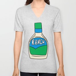 Ranch Dressing Bottle V Neck T Shirt