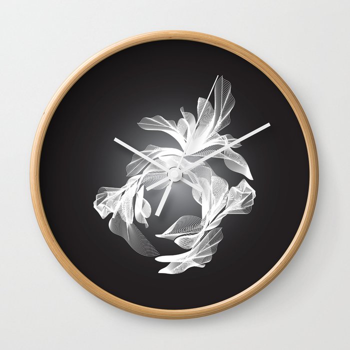 Petal Mesh I Wall Clock By Brbiex