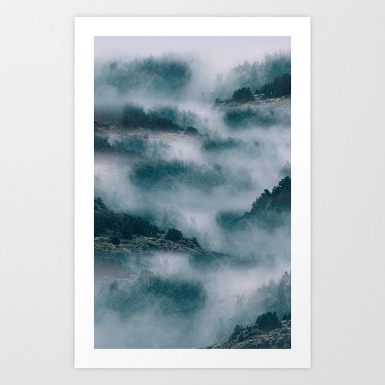Landscape Mountains Art Print