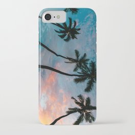 Sunset Palm Trees iPhone Case