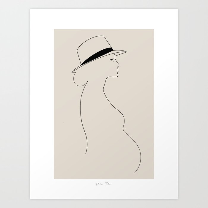 Belly - Neutral Color Art Print
