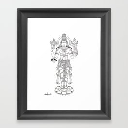 Dhanvantari Framed Art Print