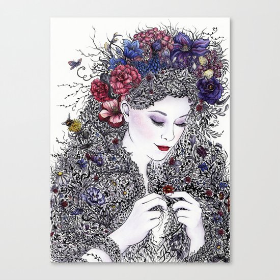 Fairest Flora Canvas Print