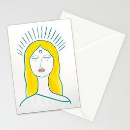 Goddess  Stationery Card