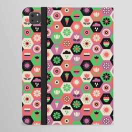 Bloom Garden - Hexagon Tile iPad Folio Case