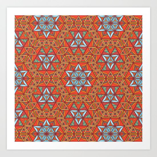 The Standing. Art Print