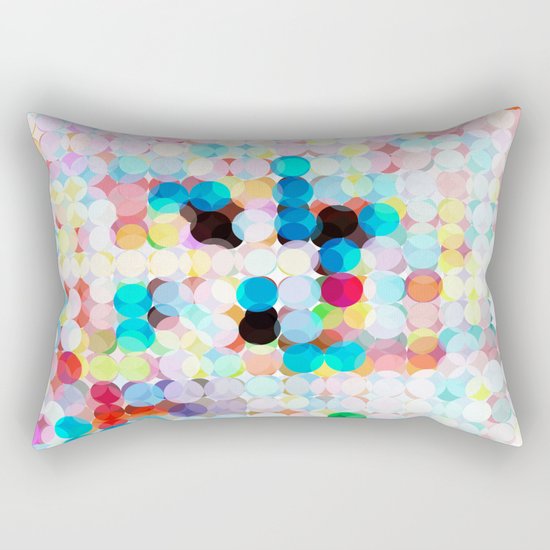dot transparency Rectangular Pillow