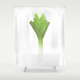 Leek Shower Curtain