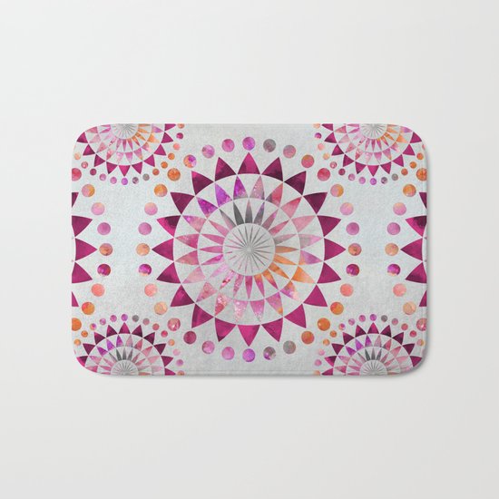 Mandala Pattern Bath Mat