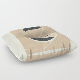 Abstract Line 28 Floor Pillow