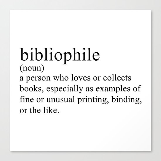 Bibliophile Canvas Print