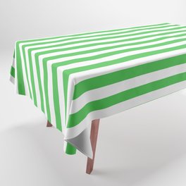 Kelly Green Horizontal Deck Chair Stripes Tablecloth