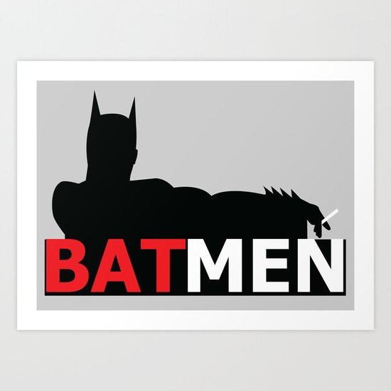 Bat Men Art Print