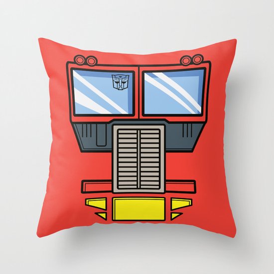 Transformers - Optimus Prime Throw Pillow
