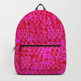 I Love You Thiiiis Much Backpack | Graffiti, Scribble, Hot, Pink, Pattern, Urbancamo, Non Binary, Drawing, Digital, Red 