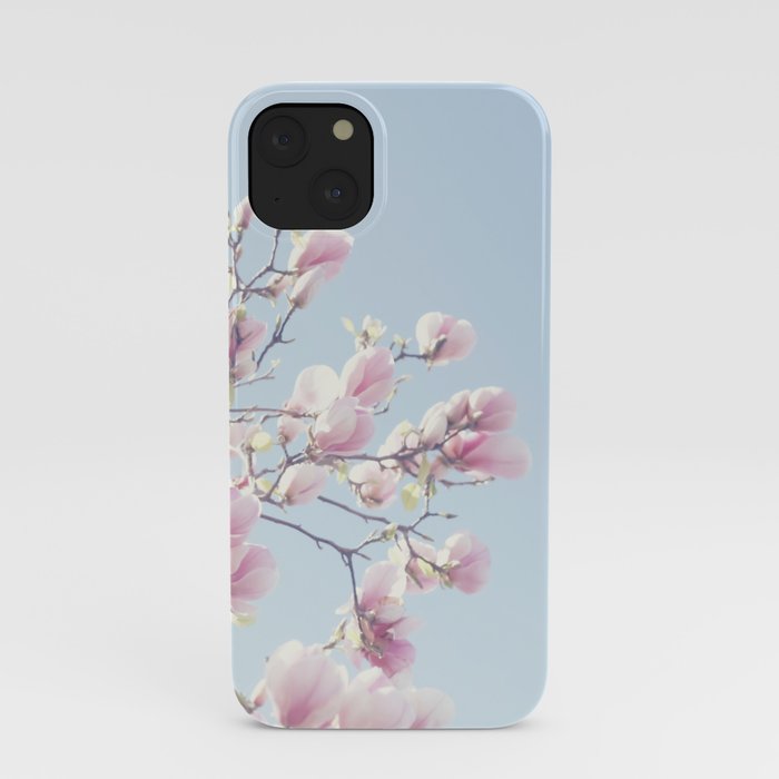Pink magnolias iPhone Case