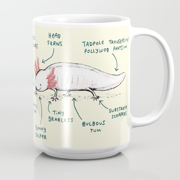 How to train your Axolotl Coffee Mug by Maya Atef - Fine Art America