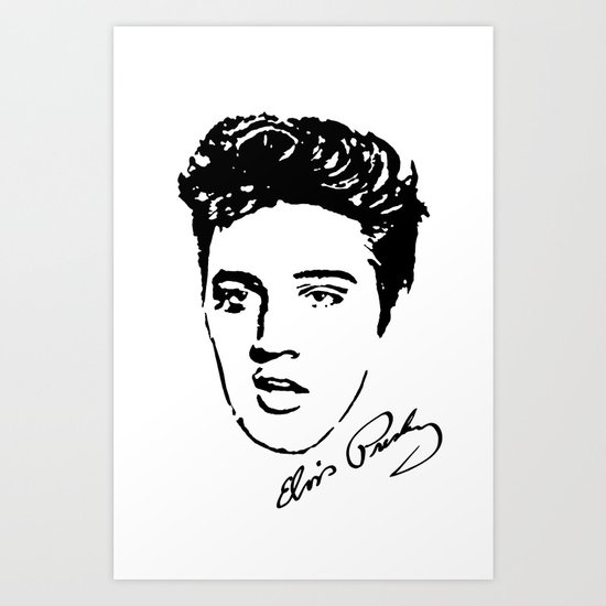 Elvis! Art Print