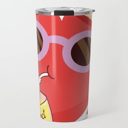 My Love Takes a Vacation Travel Mug