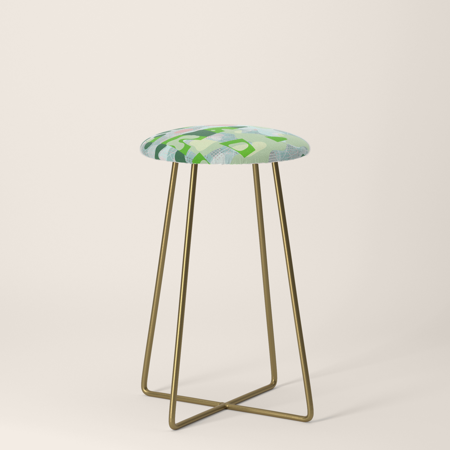 Matrix Bar Stools, Watermelon Splat Matrix Counter Stool By Ginbrooks Society6