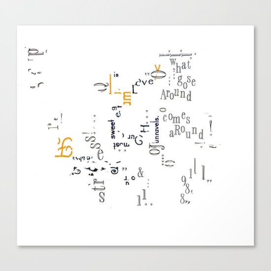 Story telling Canvas Print
