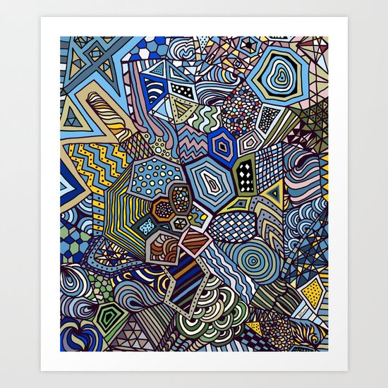 Midnight Wanderlust Art Print