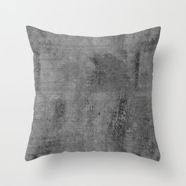Color Code – Grey Slate Throw Pillow
