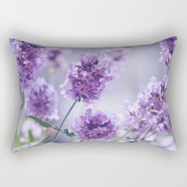 lavender Purple Rectangular Pillow