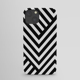 Black and White Stripes iPhone Case